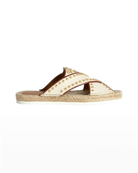 See by Chloe Pia Studded Slide Espadrille Sandals